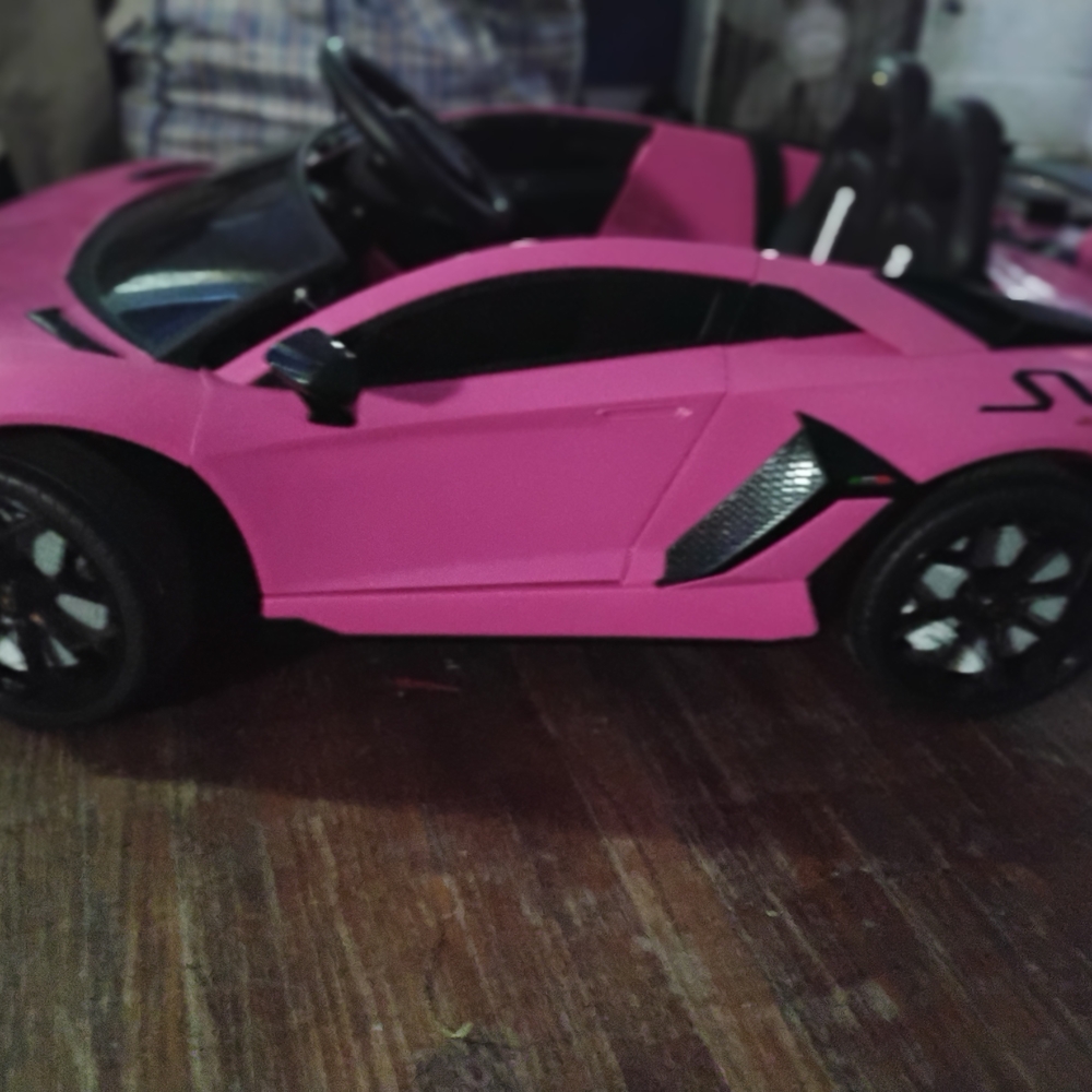 Lamborghini Pink and Black Toy Supercar